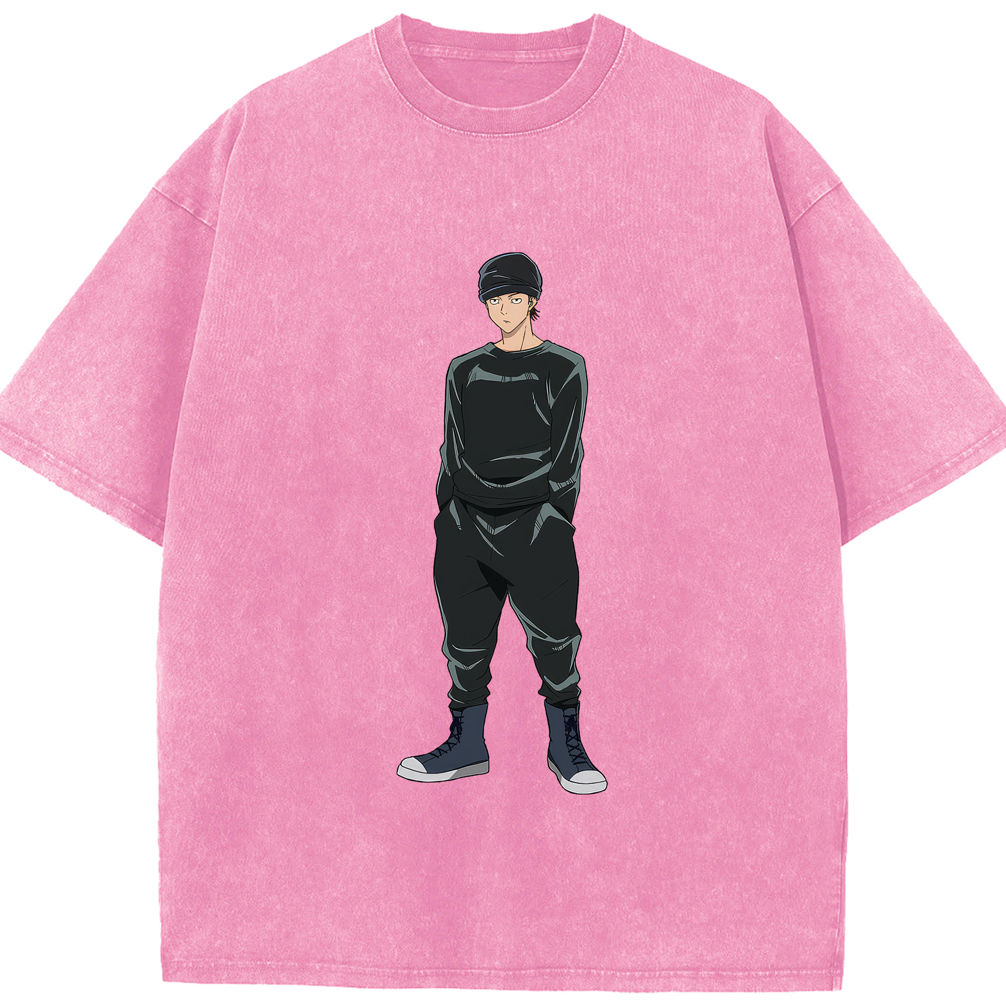 （画像用） 呪術廻戦 Jujutsu Kaisen 綿100% ヴィンテージ風 半袖Tシャツ（フロントプリント）